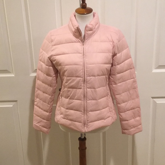 light pink bubble jacket